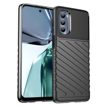 Thunder Case for Motorola Moto G62 5G TPU Armor Case, Black
