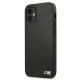 Apple iPhone 12 mini 5.4\" BMW M Collection Smooth PU Case Cover (BMHCP12SMHOLBK), Black