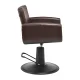 Hairdressing Chair Gabbiano Mataro, Brown with Black Base