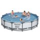 Bestway 56488 Above Ground Frame Pool Set 457 x 107 cm, 18-in-1 Kit