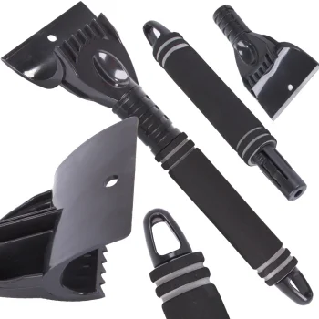 Car Window Ice Scraper with EVA Handle, 34 cm