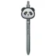 Nimmy Big Eyed Pet 2.0 Panda 2-in-1 Notebook + Pen Set, Black