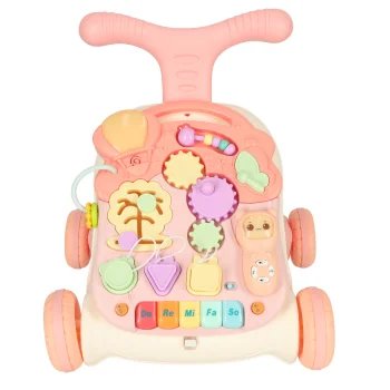 Musical Baby Push and Pull Walker with Table, 36x40x43 cm