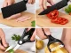 Kitchen Knife Set 6 Pieces: 4 Knives, Kitchen Scissors and Peeler