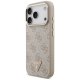 Guess iPhone 17 Pro Case 4G PU Leather Triangle Logo MagSafe, Pink