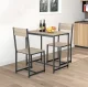 Modernhome Furniture Set: Table and 2 Chairs, Oak Color