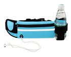 Skriešanas vingrošanas jostas soma telefonam, Zila | Running Fitness Belt Waist Bag