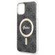 Guess iPhone 11 Case 4G MagSafe, Black