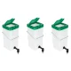 Rabbit Water Bottle for Small Animals and Rodents 1L, 3 Pack