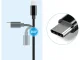 USB-C to USB-A 3.0 OTG adapter for phone, durable, black