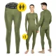 4Fizjo Unisex Thermal Pants, Green, Size M