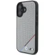BMW iPhone 16 Case M Perforated Tricolor Line MagSafe, Gray