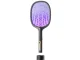 Electric Fly Swatter with UV Lamp and Stand, Black