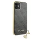 Guess iPhone 11 / XR Case 4G Charms Collection, Grey