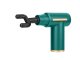 Relaxing Muscle Massager Gun with 4 Nozzles Wireless Massage Device, Green