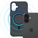 3mk iPhone 16 Plus Case Smoke MagCase with MagSafe, Semi-Transparent