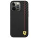 Ferrari On Track Stripe Case for iPhone 13 Pro Max, Black