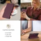 Samsung Galaxy A56 ( SM-A566B / DS ) Tech-Protect Wallet Book Case Cover, Burgundy