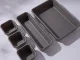 8-Piece Plastic Drawer Organizer Set, Grey