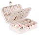 Casket Organiser Jewellery Box, Beige