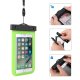 Waterproof Phone Case Cover Pouch Dry Bag for Phone up to 6.5\", Green