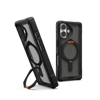 UAG Plasma XTE MagSafe Phone Case Cover iPhone 17 - black and orange