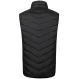 Heated vest with USB, 3 heating levels, size L, black