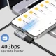 Tech-Protect Ultraboost AA01 Angled USB-C Adapter - Gray