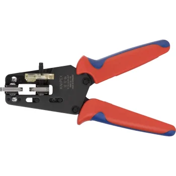 Laidų izoliacijos nuėmimo replės KNIPEX 12 12 06 su profiliuotais peiliukais 0.14-6.0 mm²