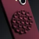 Silicone Stick Case for iPhone 16 Pro 6.3\", Burgundy