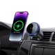 Tech-Protect MM15W-V4 Car Phone Holder with MagSafe 15W Inductive Charger Air Vent - Black