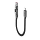 Acefast C13-05 USB-C to USB-A / USB-C Cable 480Mb/s 3A 0.2m - Black