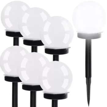Gardlov Solar Garden Lights Ball Shape, Set of 6