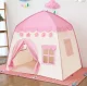 Kruzzel 00023472 Kids Play Tent with Lights, Pink/White