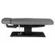 Electric SPA Treatment Bed Sillon Relax, Grey with Dark Wood Base