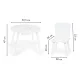 Ecotoys Kids Furniture Set: Table and 2 Chairs