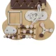 Kruzzel 22584 Educational Toy Wooden Manipulation Sensory Busy Board, Bear