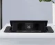 Izoxis 21446 Retractable Desk Power Strip with 2x USB, Black