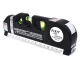 Laser Level with 2.5m Tape Measure and USB Charging, 3 Modes, Black