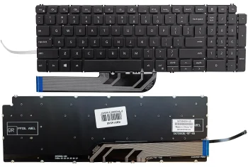 Dell Vostro and Inspiron Laptop Keyboard with Backlight, US, Black