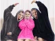 Warm Blanket Hoodie Oversize XXL, Pink