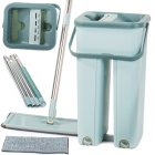 Double Chamber Flat Mop Bucket Set