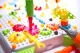 Kids Educational Constructor Building Blocks Pins Screws + Screwdriver, 181 pcs.