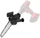Chainsaw Drill Adapter NZ20, Black/Silver