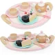 Bakalu Wooden Tea Set with Tray and Sweets, 12 Pieces