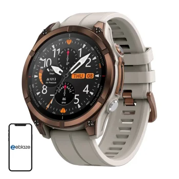 Zeblaze Stratos 4 Pro Smartwatch, Brown