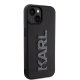 Чехол Karl Lagerfeld для iPhone 15 3D Logo Glitter, черный