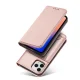 Wallet Case for iPhone 12 Pro Max with Card Holder and Stand Function, Pink