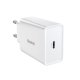 Быстрое сетевое зарядное устройство Baseus Speed Mini USB-C 20W, Белое