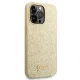 Guess Glitter Script Case for iPhone 14 Pro Gold